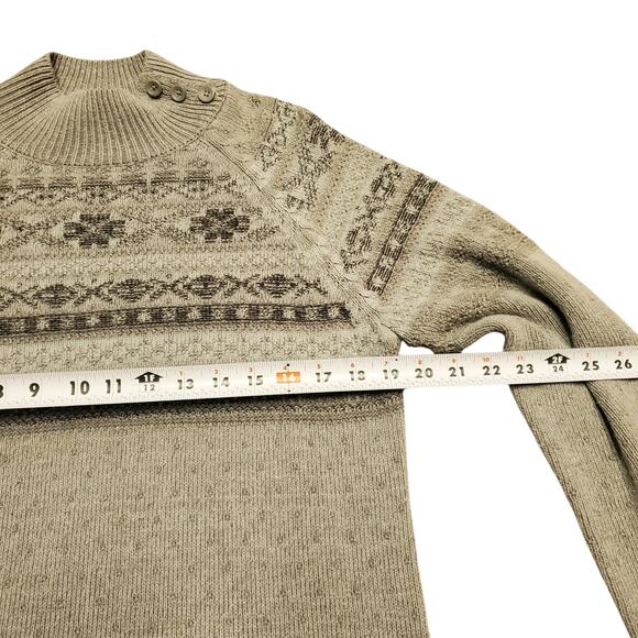 Vintage Sweater Oversized Winter Gray Long-Sleeved Slouchy Croft & Barrow - M - Picture 7 of 8